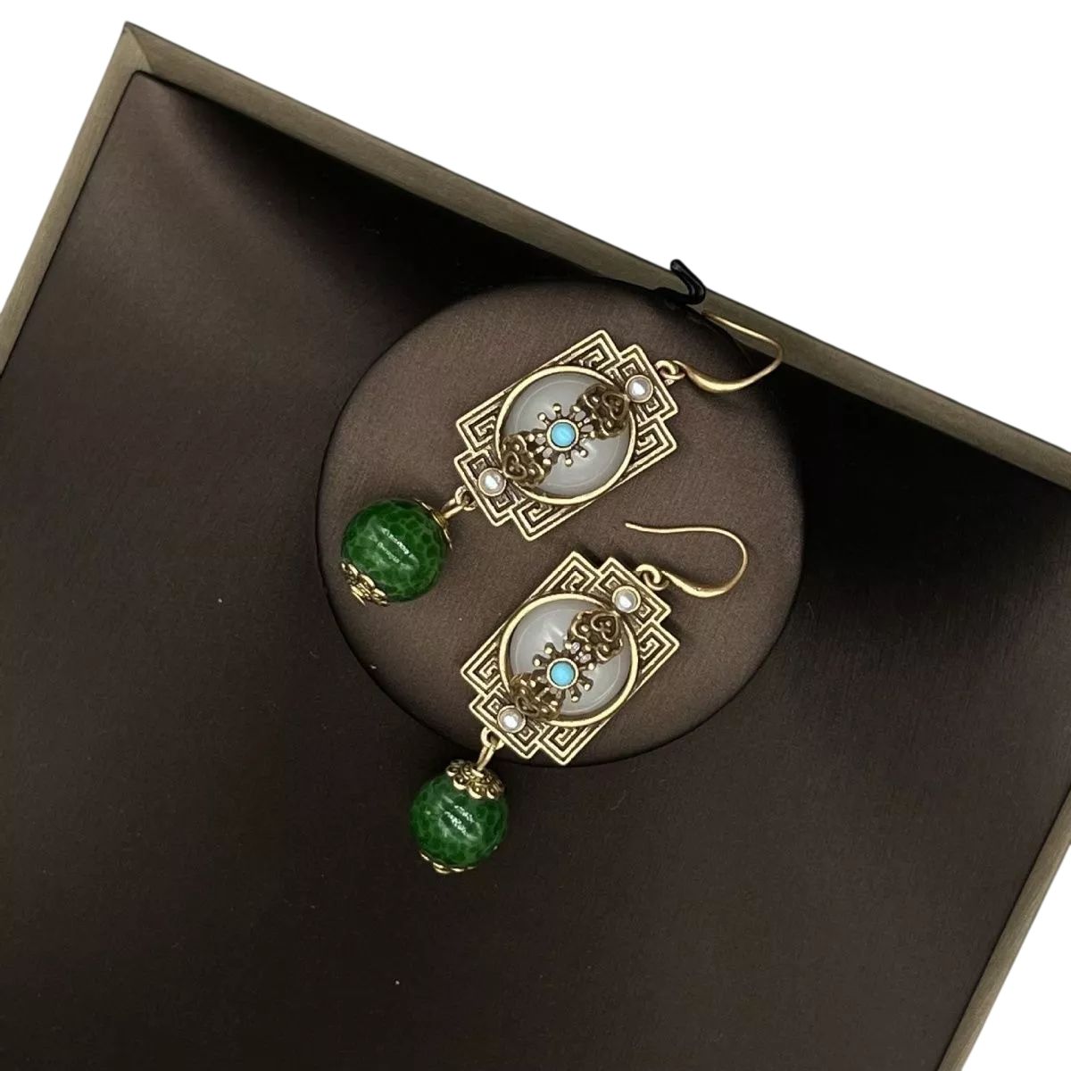 Emerald Relic Earrings
