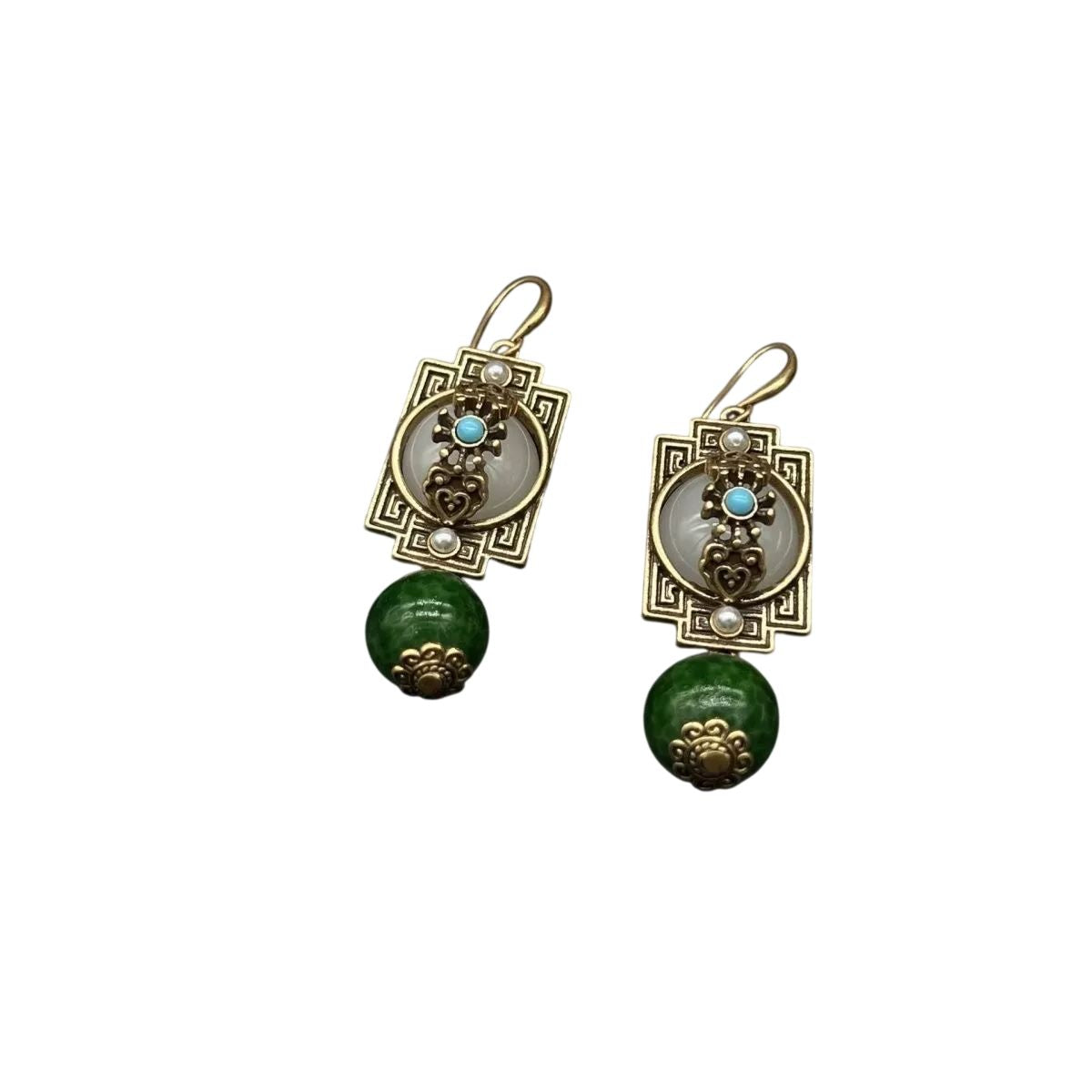 Emerald Relic Earrings