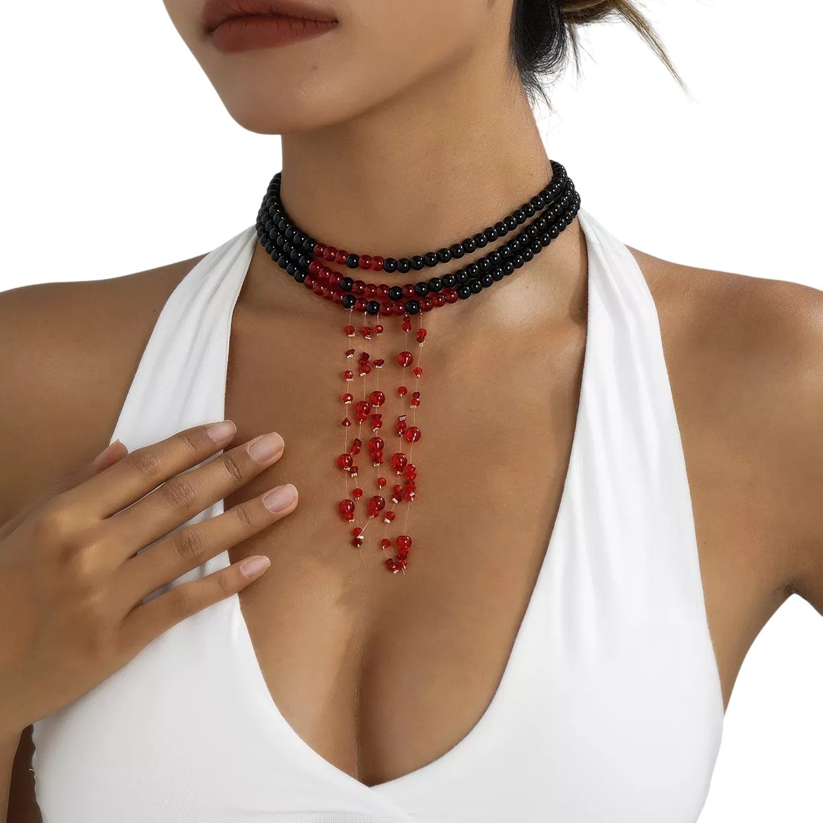 Crimson Tears Necklace