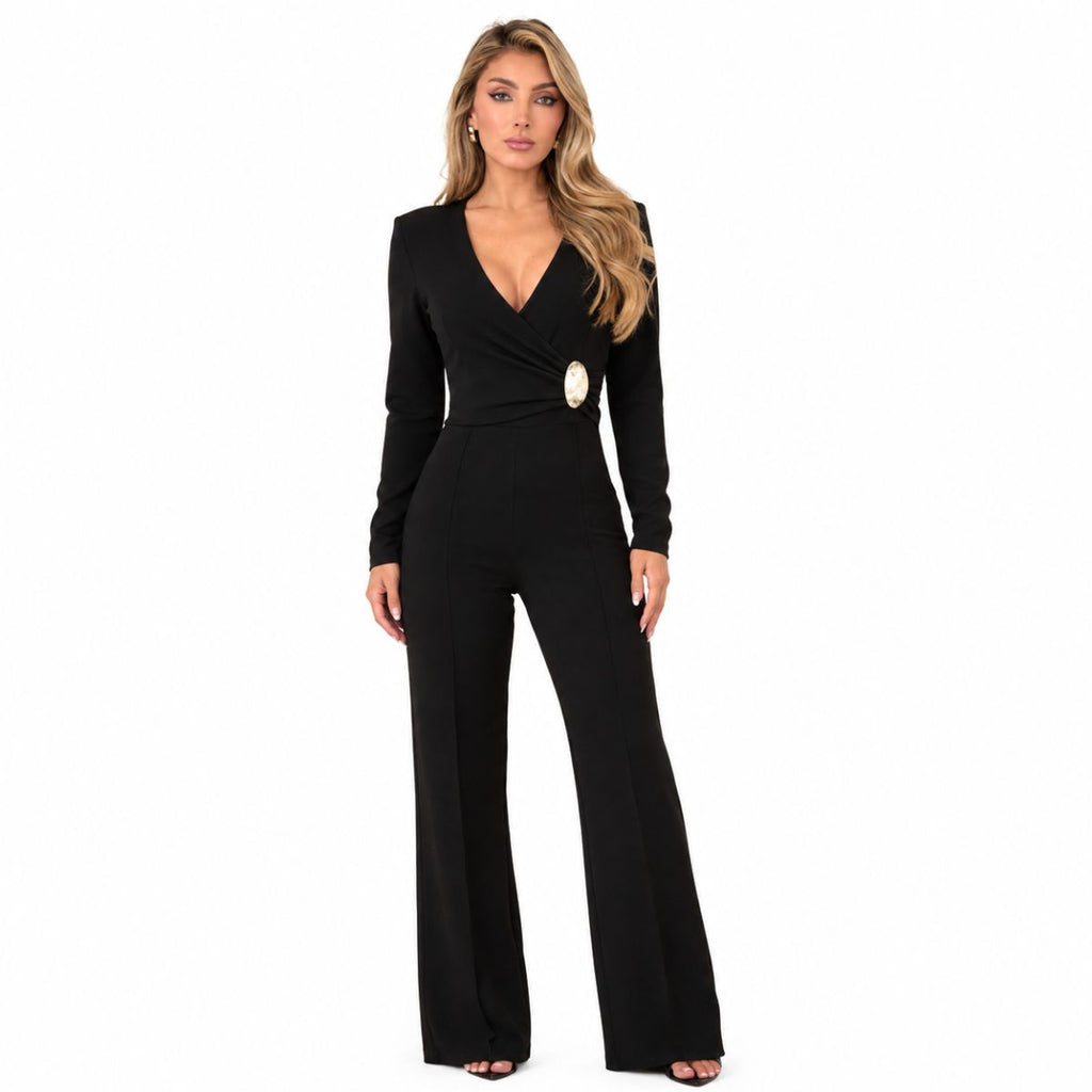 Dina Crystal Stone Jumpsuit