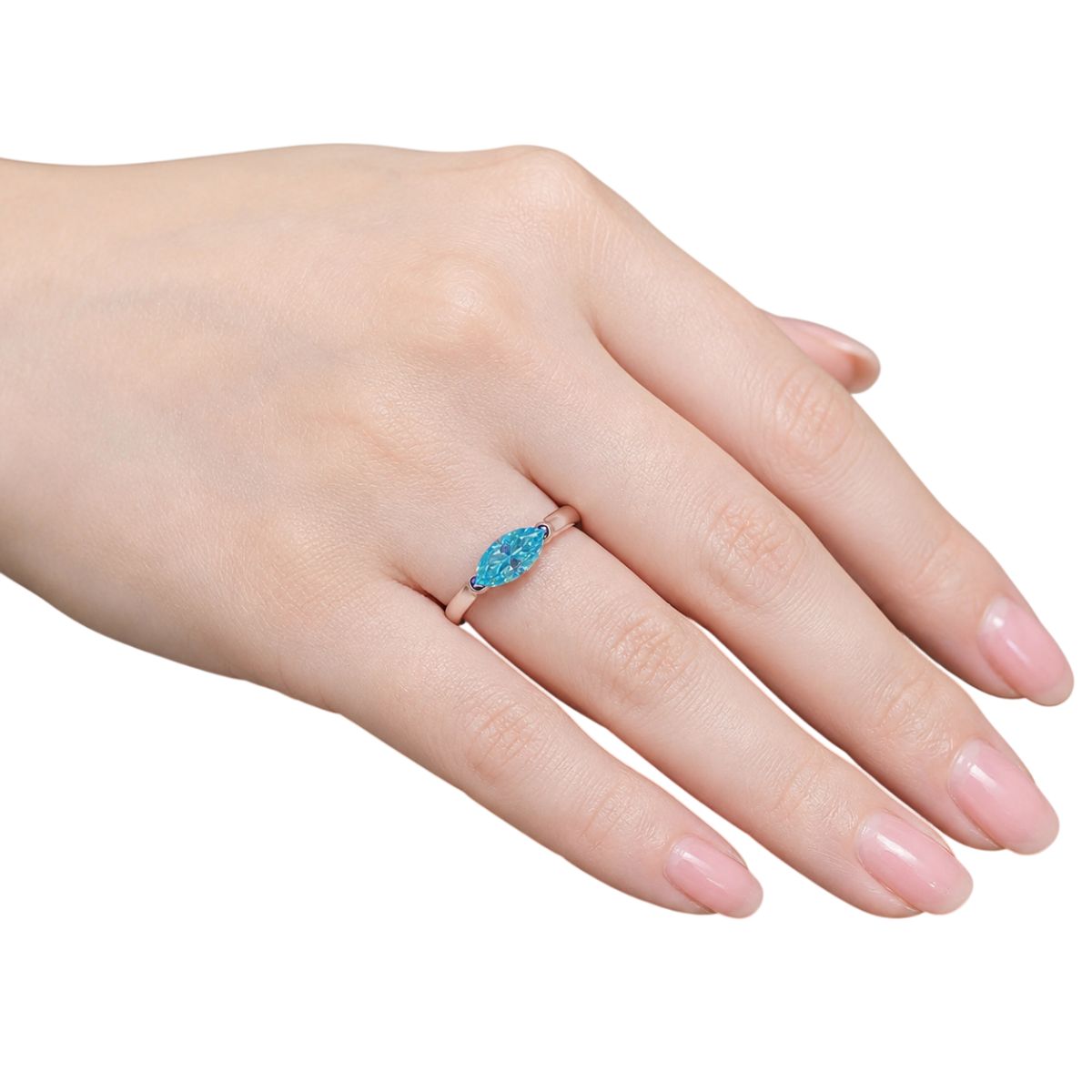 1 Carat Moissanite 925 Sterling Silver Ring